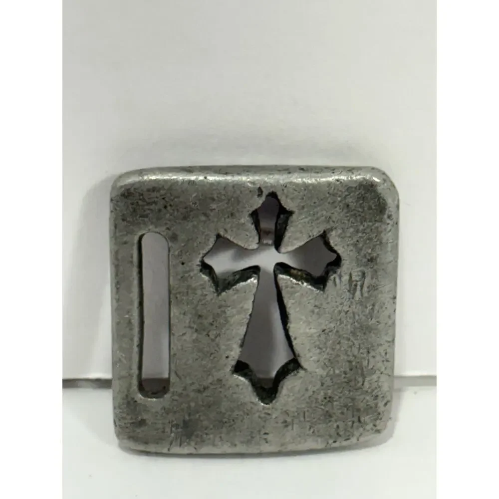 Ant Conformity‎ Cut Out Cross Belt Buckle? Pewter? Pendant See Details